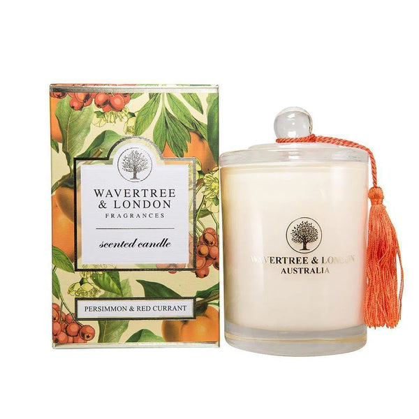 Persimmon and Red Currant Candle 330g by Wavertree and London Australia-Candles2go