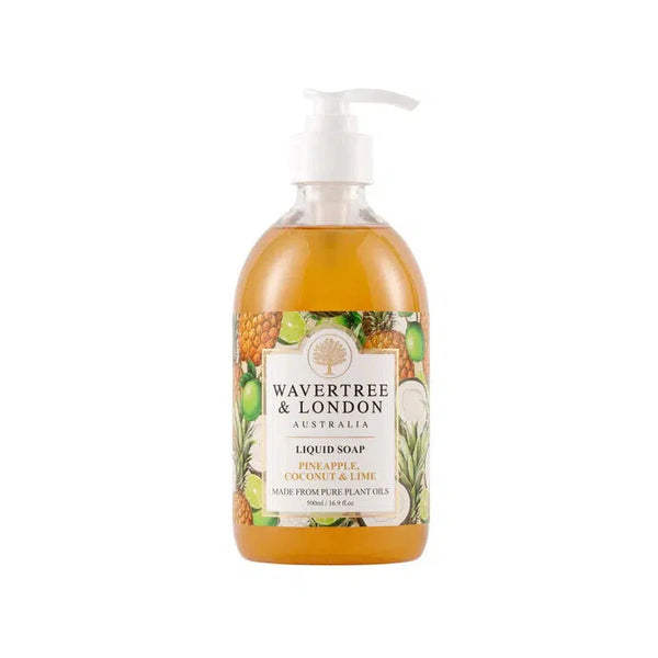 Pineapple, Coconut & Lime 500ml Hand Wash by Wavertree and London-Candles2go