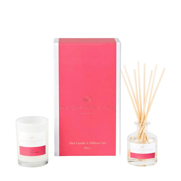 Posy Mini Candle and Diffuser Set by Palm Beach-Candles2go