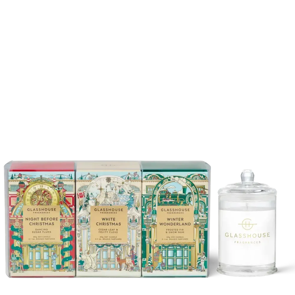 Pre-Order Only - Christmas Limited Edition Glasshouse Christmas Trio 2025