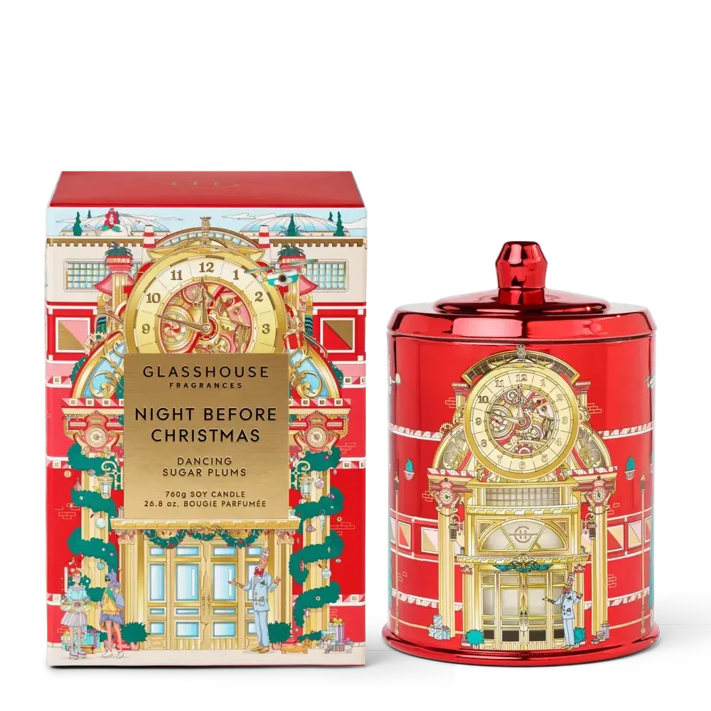 Pre-Order Only - Christmas Limited Edition Glasshouse Night Before Christmas 760g Candle 2025