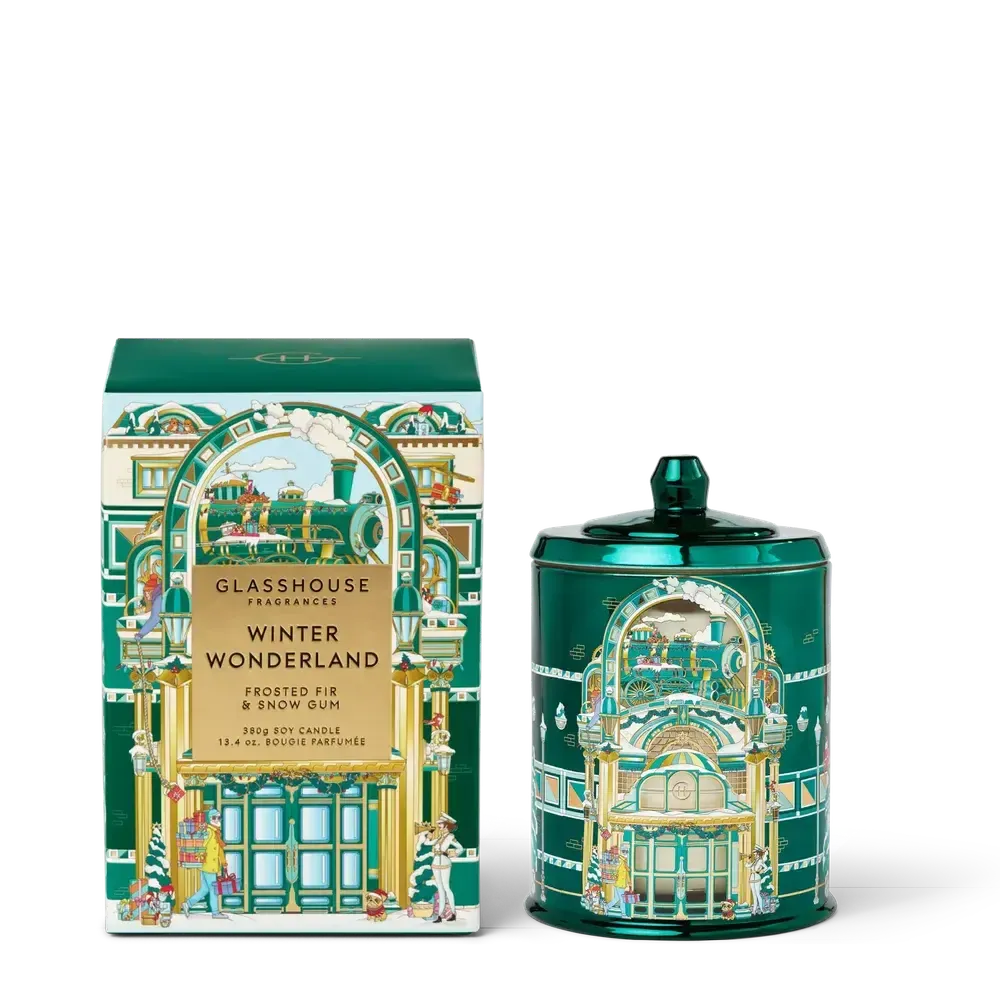 Pre-Order Only - Christmas Limited Edition Glasshouse Winter Wonderland 380g Candle 2025