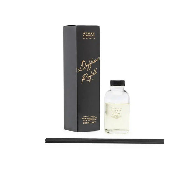 Santorini 230ml Luxury Diffuser Refill by Apsley Australia-Candles2go