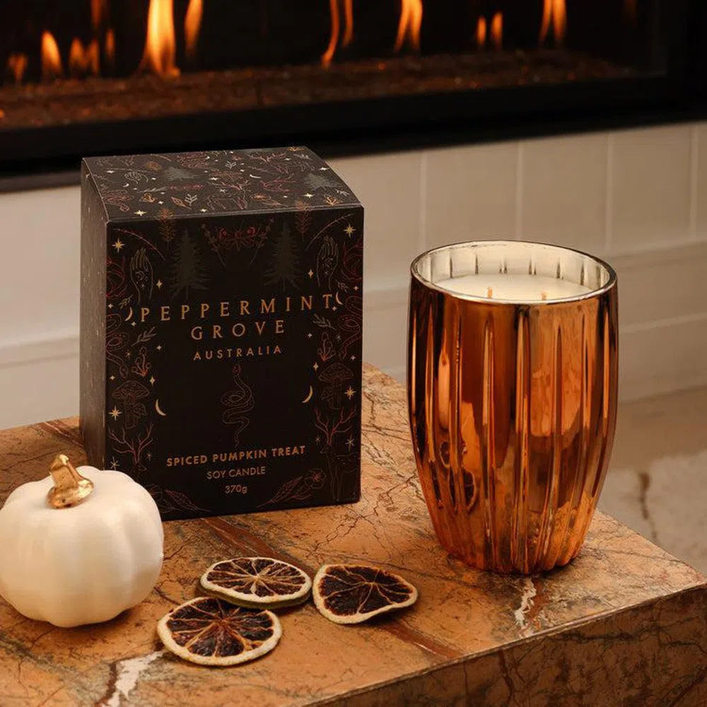 Spiced Pumpkin Treat Limited Edition 370g by Peppermint Grove-Candles2go