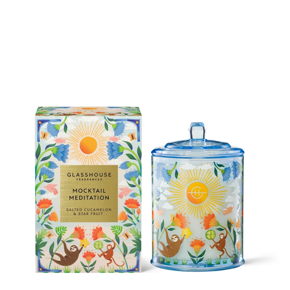 Summer Refresh Limited Edition Mocktail Meditation 380g Candle by Glasshouse Fragrances-Candles2go