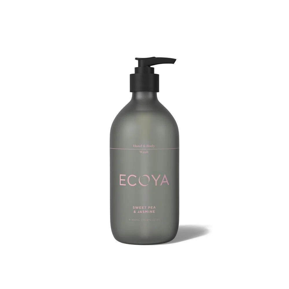 Sweet Pea & Jasmine Hand & Body Wash 450ml By Ecoya-Candles2go