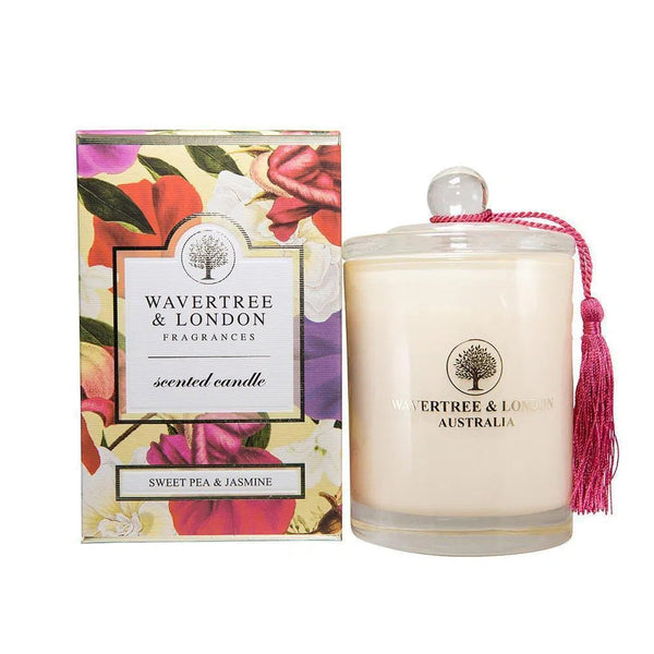 Sweet Pea and Jasmine Candle 330g by Wavertree and London Australia-Candles2go