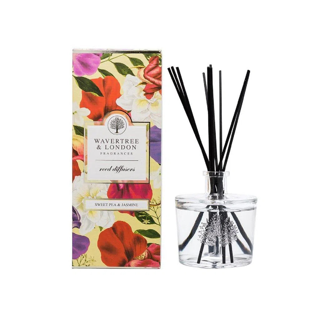 Sweet Pea and Jasmine Diffuser 200ml by Wavertree and London-Candles2go