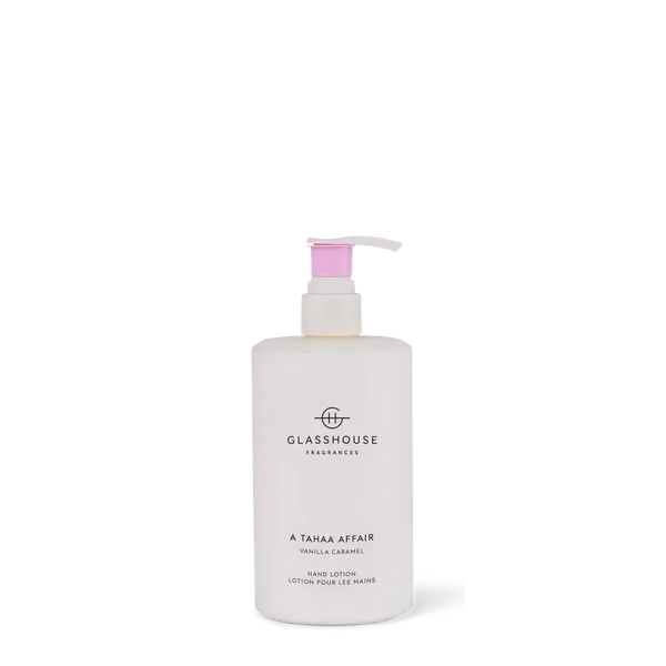 Tahaa Affair 450ml Hand Lotion by Glasshouse Fragrances-Candles2go