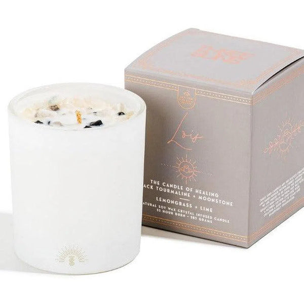 Three Suns Lois 285g Crystal Candle Lemongrass & Lime-Candles2go