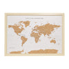 Travel Board Small World Map