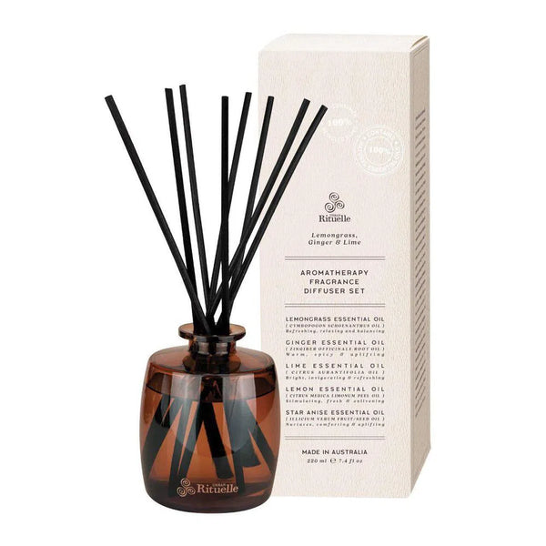 Urban Rituelle Lemongrass, Neroli and Lime Fragrance Diffuser 220ml-Candles2go