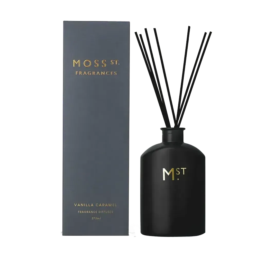 Vanilla Caramel 275ml Reed Diffuser by Moss St Fragrances-Candles2go