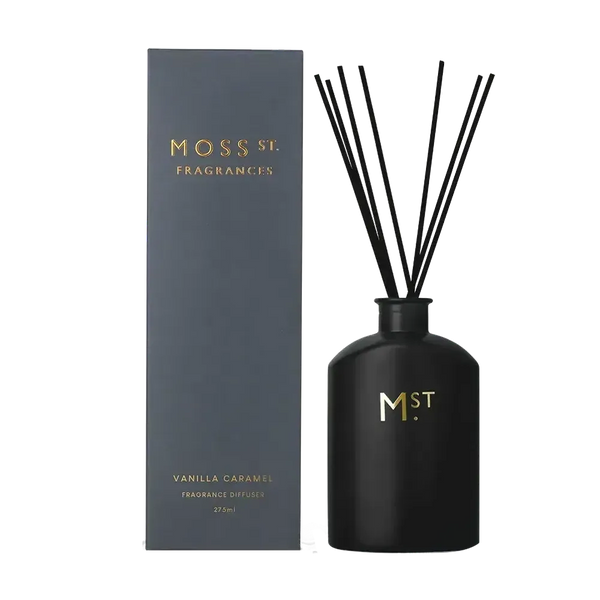 Vanilla Caramel 275ml Reed Diffuser by Moss St Fragrances-Candles2go