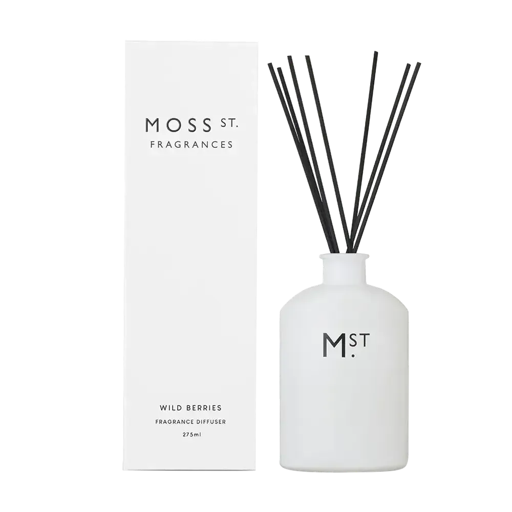 Wild Berries 275ml Reed Diffuser by Moss St Fragrances-Candles2go