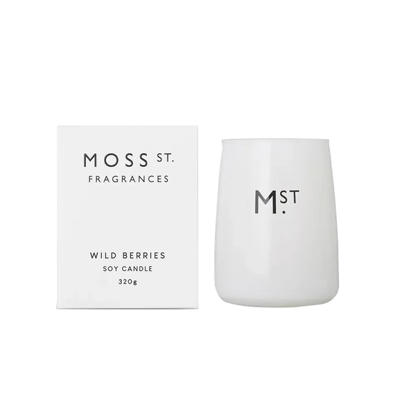 Wild Berries 320g Candle by Moss St Fragrances-Candles2go