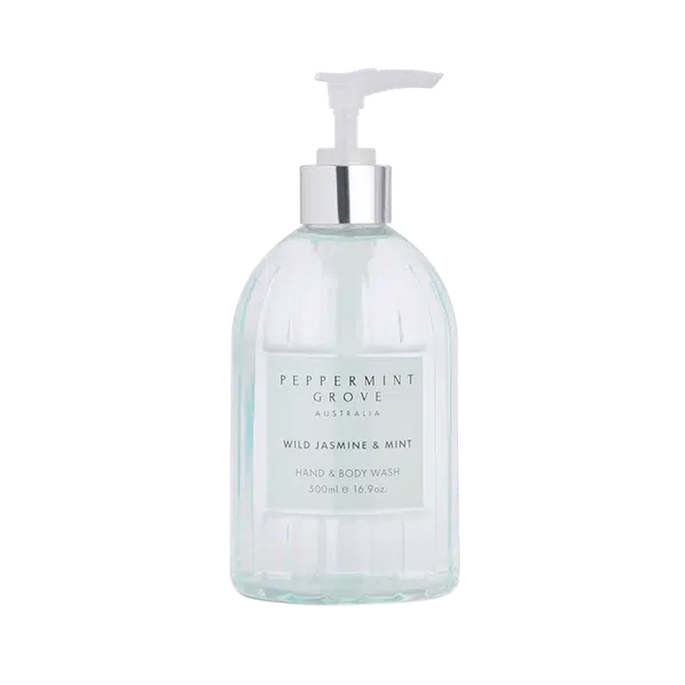 Wild Jasmine and Mint Hand & Body Wash 500ml Peppermint Grove-Candles2go