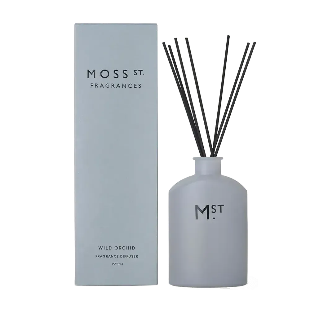 Wild Orchid 275ml Reed Diffuser by Moss St Fragrances-Candles2go