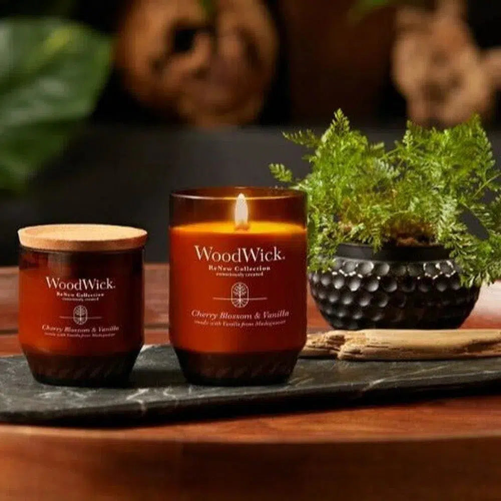 WoodWick Renew Cherry Blossom & Vanilla Limited Edition-Candles2go