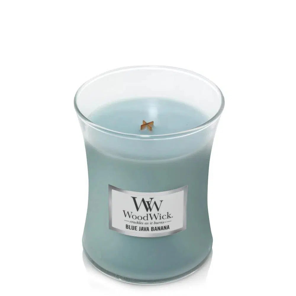 Woodwick Candles 275g Candle Blue Java Banana DISCONTINUED-Candles2go