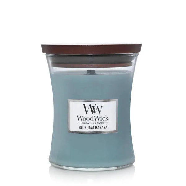 Woodwick Candles 275g Candle Blue Java Banana Discontinued Fragrance-Candles2go