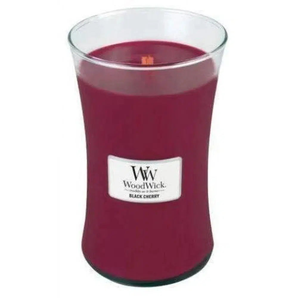 Woodwick Candles Large Candle 609g Black Cherry-Candles2go