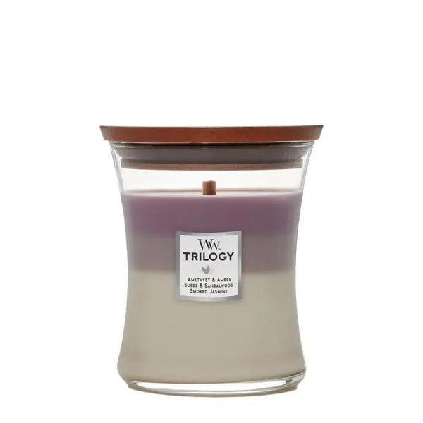 Woodwick Candles Trilogy Amethyst Sky 275g Candle-Candles2go
